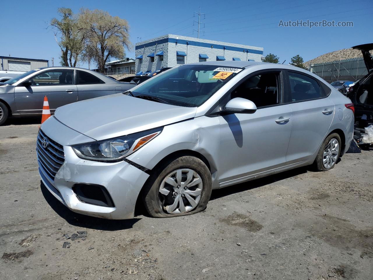 2021 Hyundai Accent Se Silver vin: 3KPC24A64ME151860