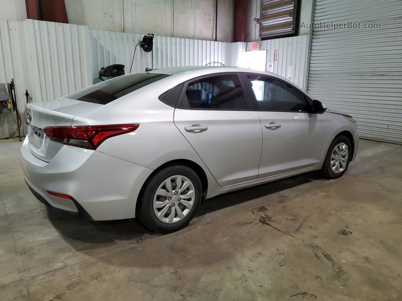 2021 Hyundai Accent Se Silver vin: 3KPC24A65ME131794