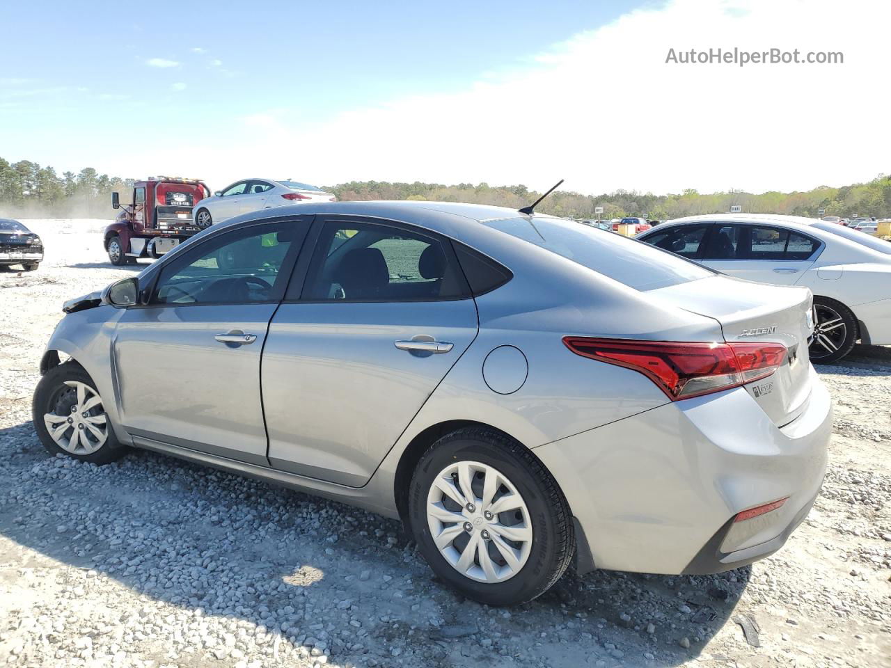 2021 Hyundai Accent Se Gray vin: 3KPC24A65ME135814