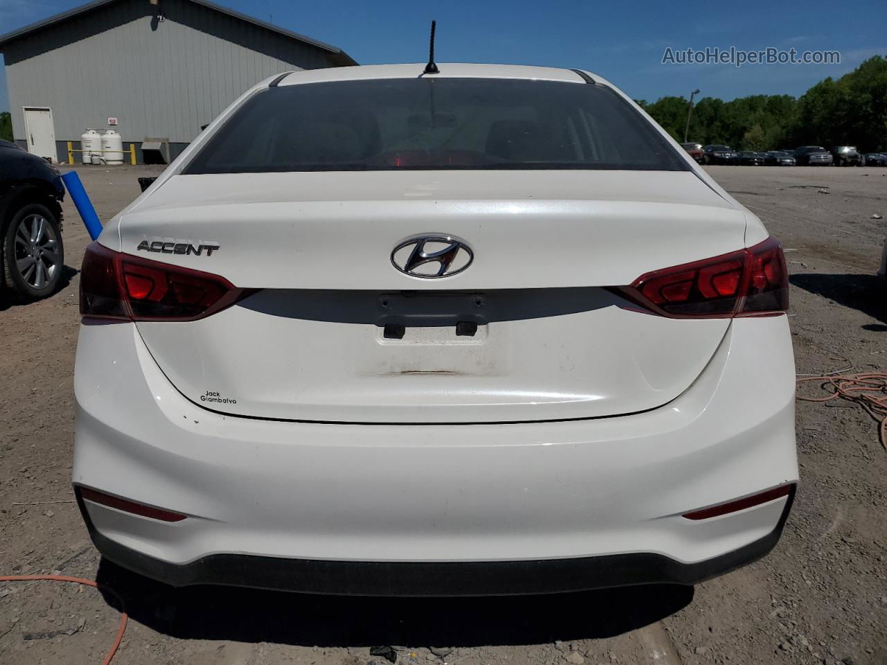 2021 Hyundai Accent Se White vin: 3KPC24A65ME136428