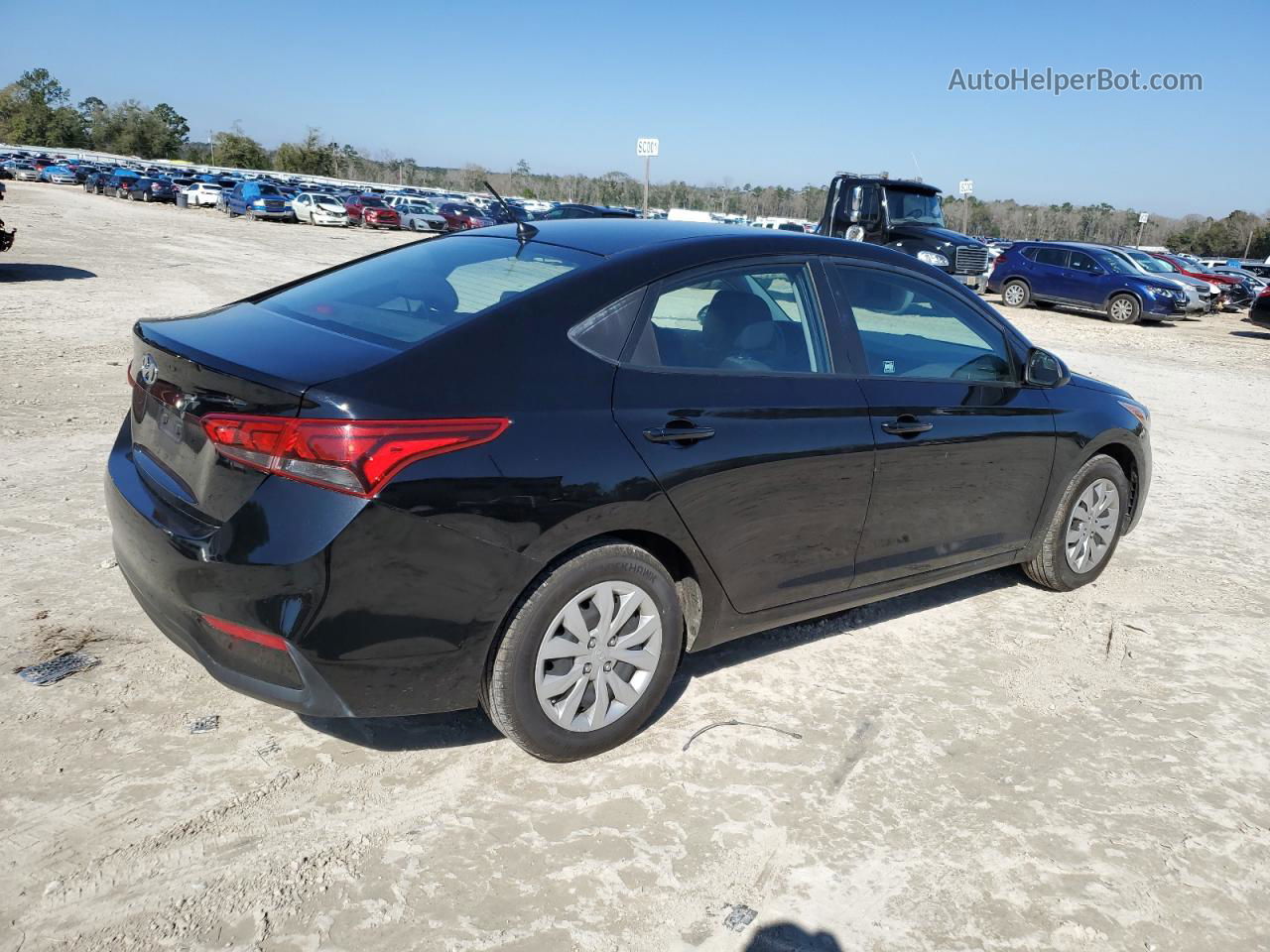 2021 Hyundai Accent Se Black vin: 3KPC24A65ME136655