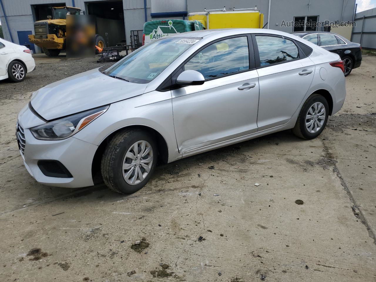 2021 Hyundai Accent Se Silver vin: 3KPC24A65ME142391