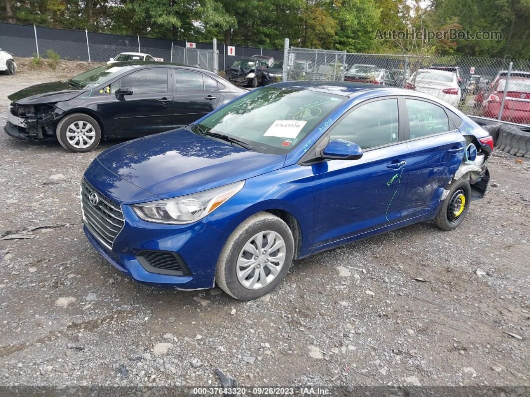 2021 Hyundai Accent Se Blue vin: 3KPC24A65ME143976