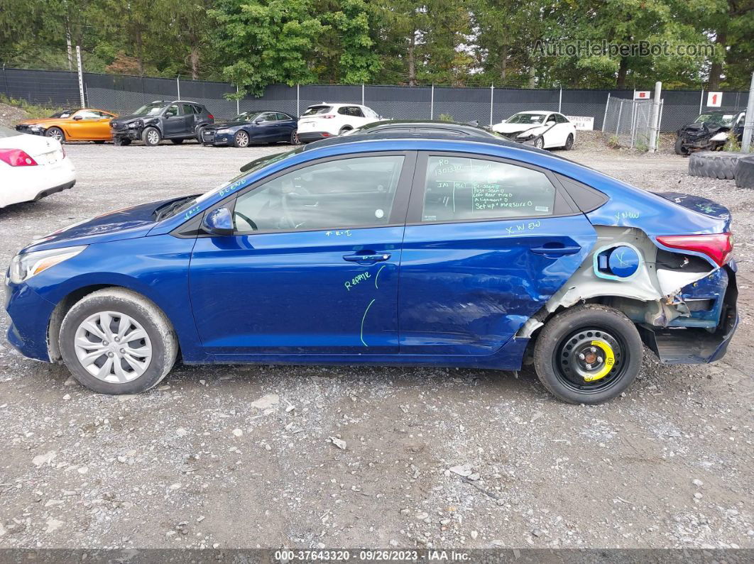 2021 Hyundai Accent Se Blue vin: 3KPC24A65ME143976