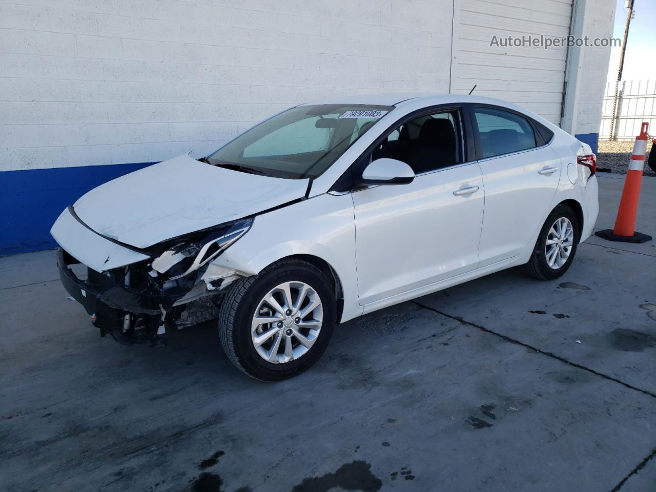 2021 Hyundai Accent Se White vin: 3KPC24A65ME146280