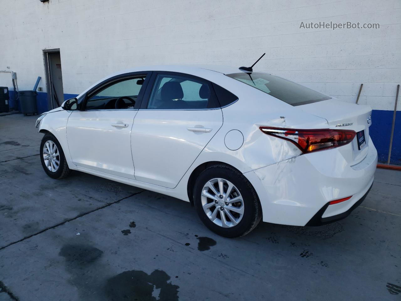 2021 Hyundai Accent Se White vin: 3KPC24A65ME146280