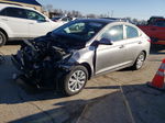 2021 Hyundai Accent Se Gray vin: 3KPC24A65ME151012