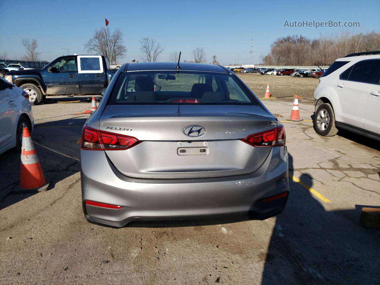 2021 Hyundai Accent Se Gray vin: 3KPC24A65ME151012