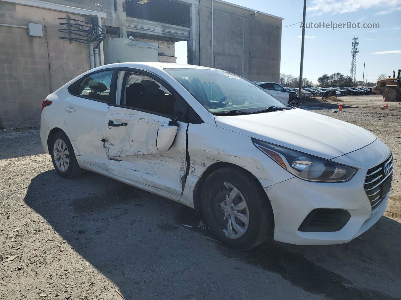 2021 Hyundai Accent Se Белый vin: 3KPC24A66ME131271