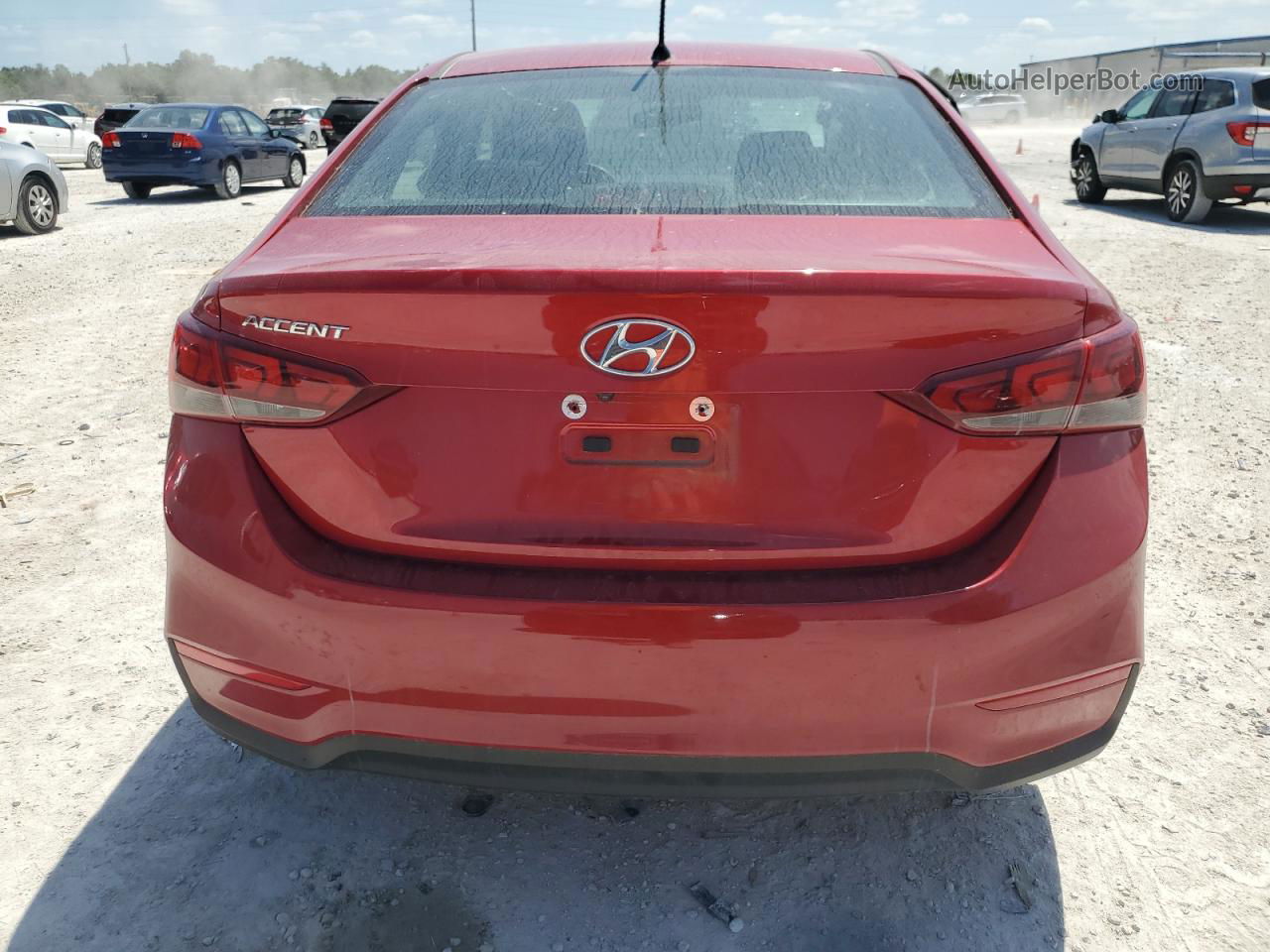 2021 Hyundai Accent Se Red vin: 3KPC24A66ME131612