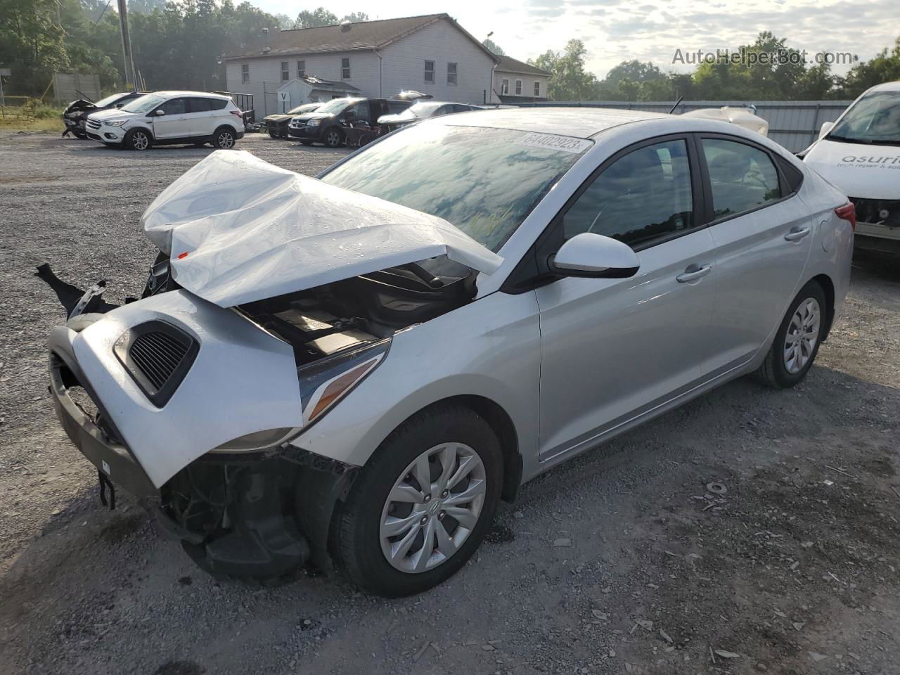 2021 Hyundai Accent Se Silver vin: 3KPC24A66ME132405