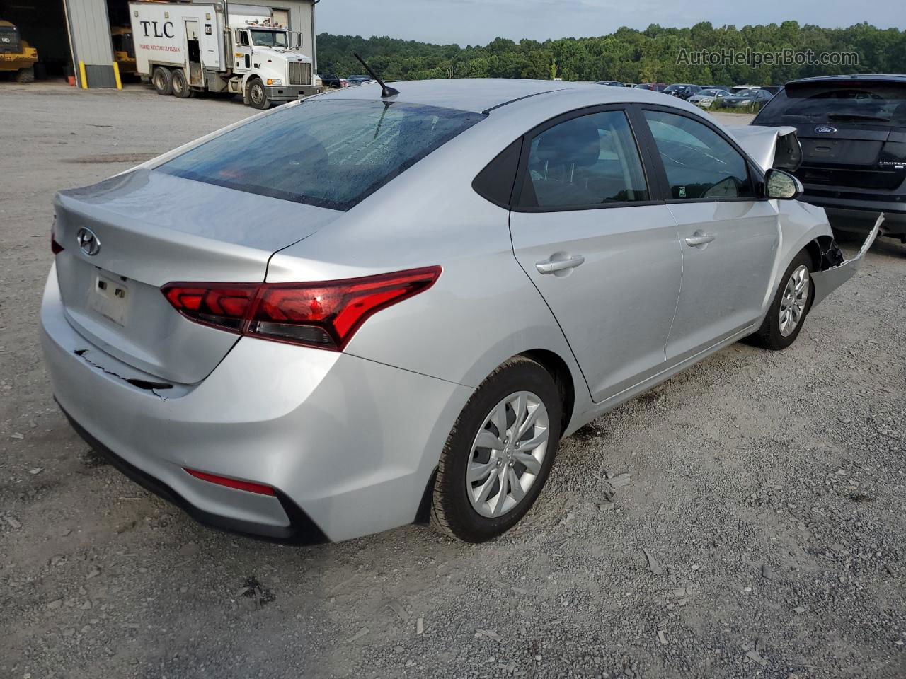 2021 Hyundai Accent Se Silver vin: 3KPC24A66ME132405