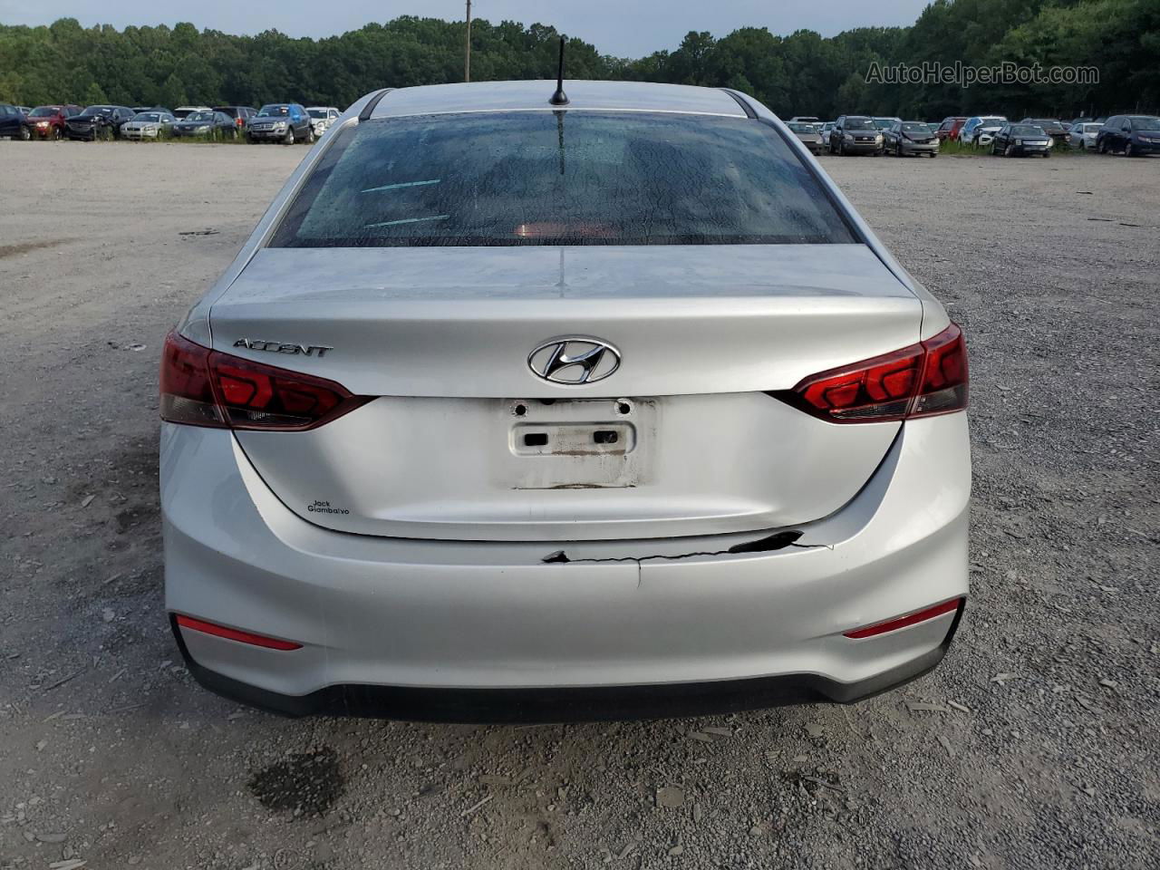 2021 Hyundai Accent Se Silver vin: 3KPC24A66ME132405