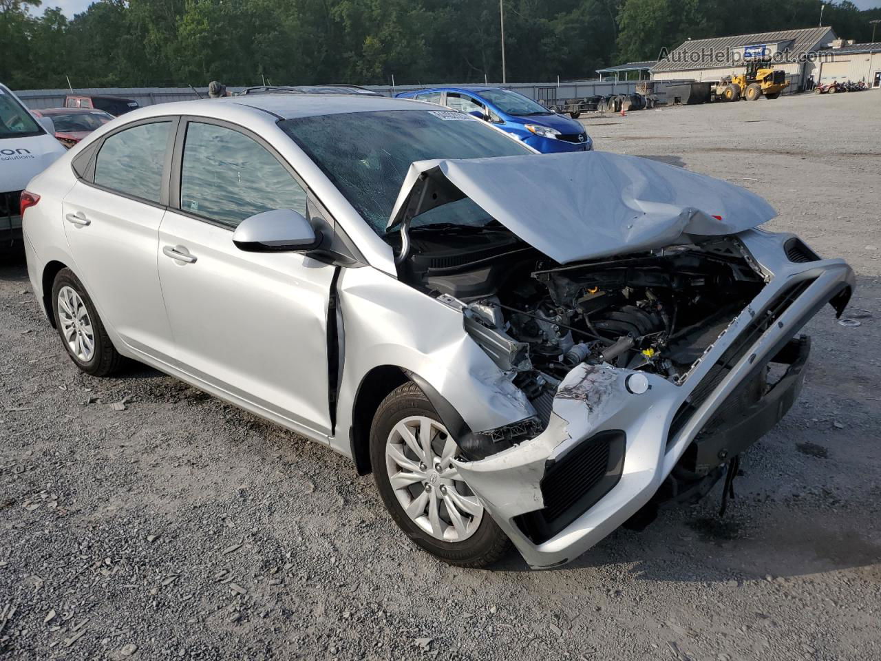 2021 Hyundai Accent Se Silver vin: 3KPC24A66ME132405