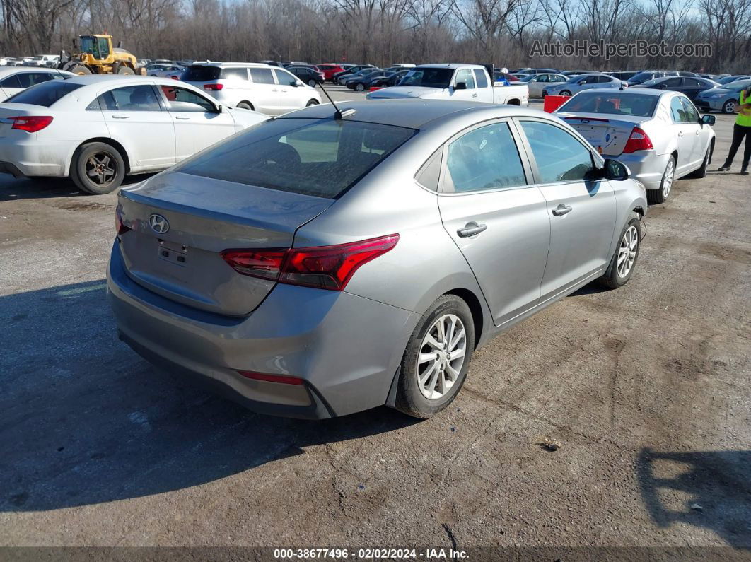 2021 Hyundai Accent Sel Silver vin: 3KPC24A66ME134400