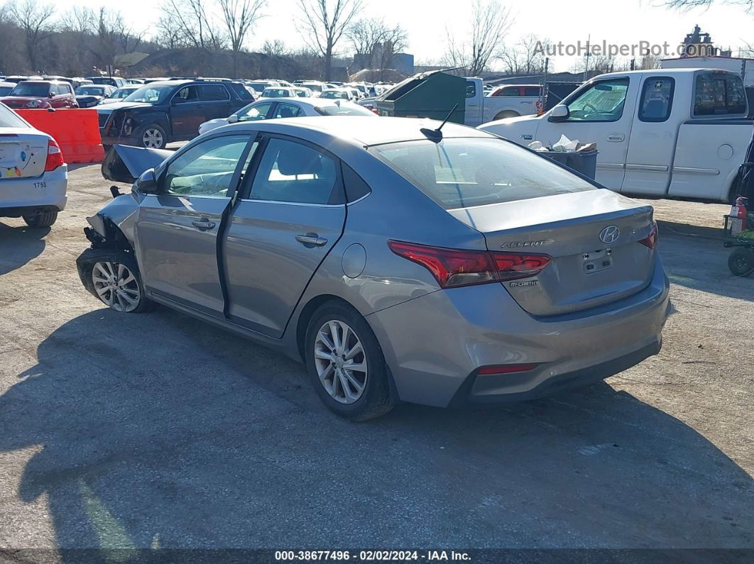 2021 Hyundai Accent Sel Silver vin: 3KPC24A66ME134400