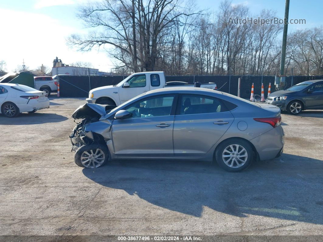 2021 Hyundai Accent Sel Silver vin: 3KPC24A66ME134400