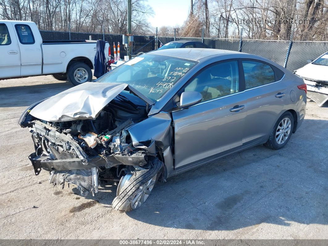 2021 Hyundai Accent Sel Silver vin: 3KPC24A66ME134400