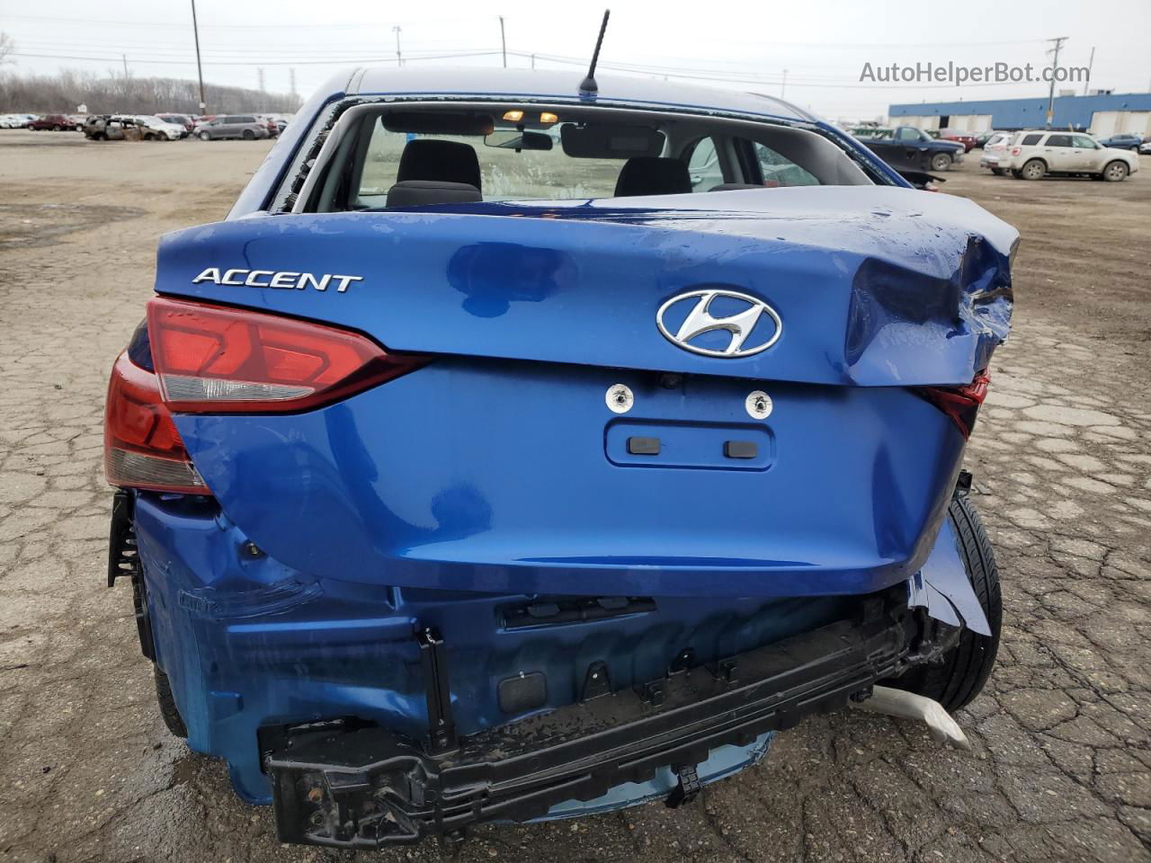 2021 Hyundai Accent Se Blue vin: 3KPC24A66ME137121