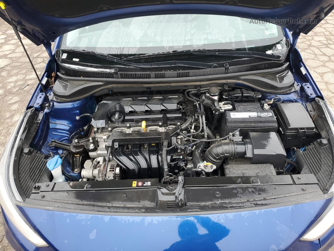 2021 Hyundai Accent Se Blue vin: 3KPC24A66ME137121