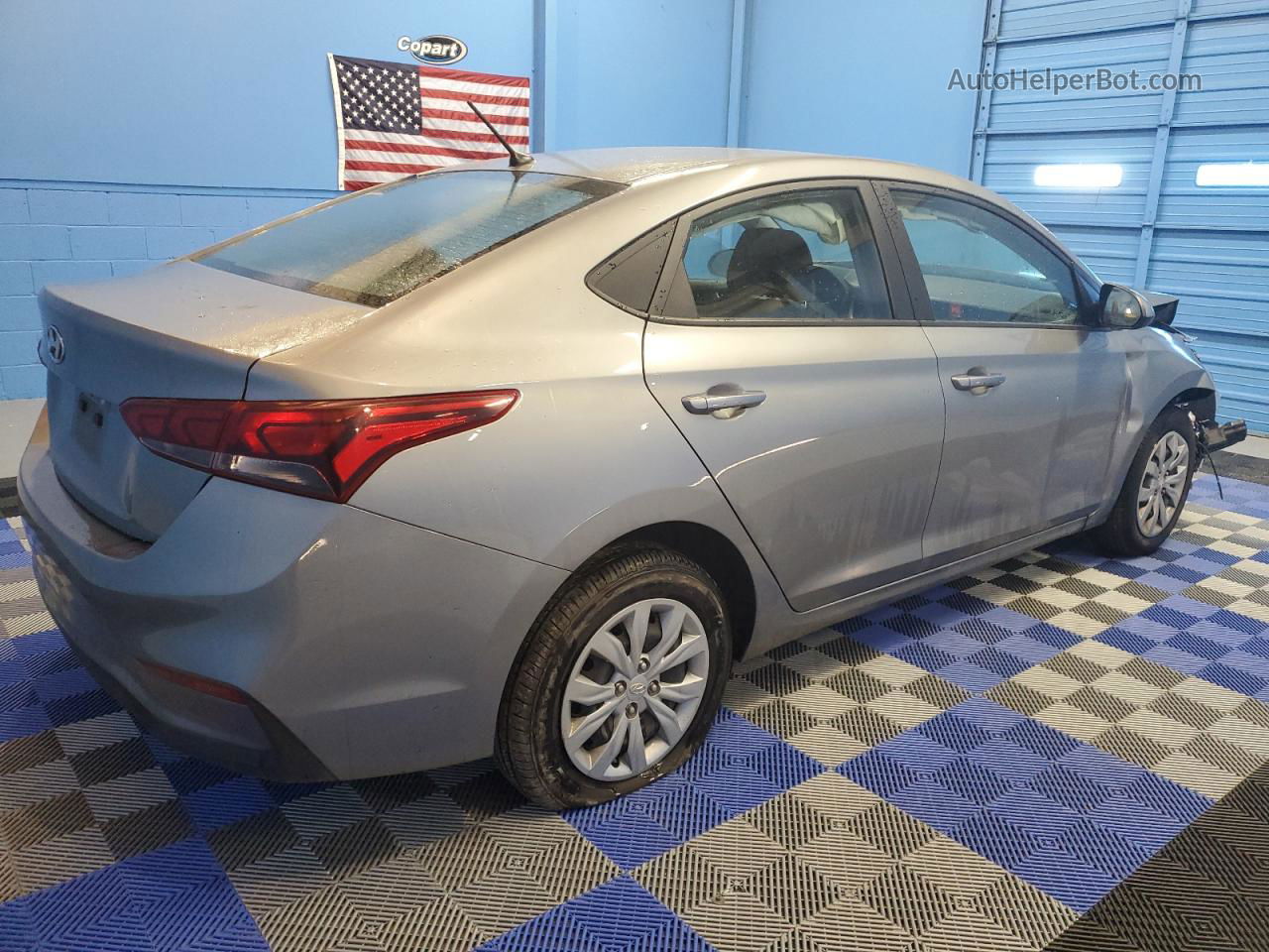 2021 Hyundai Accent Se Silver vin: 3KPC24A66ME138382