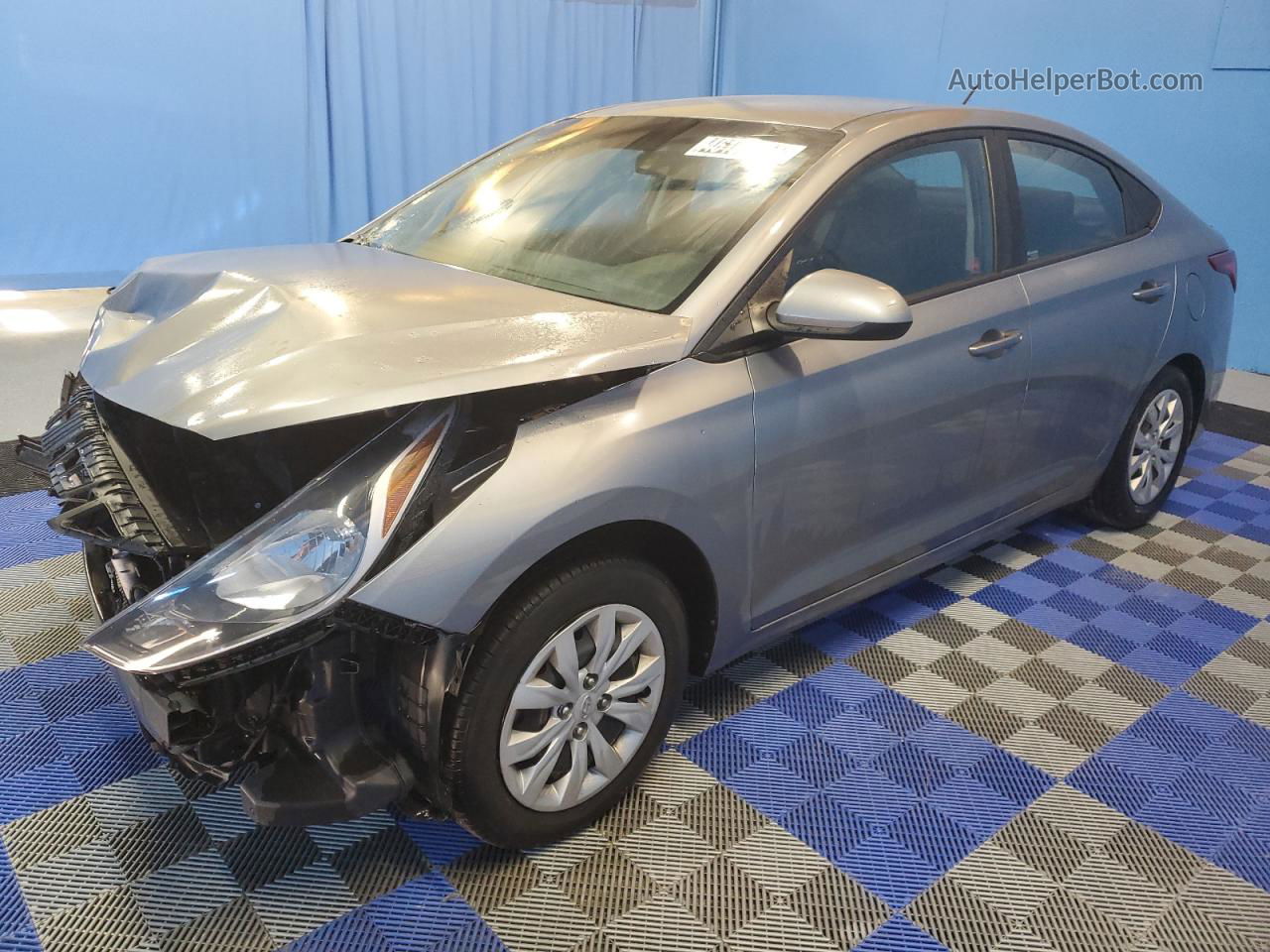 2021 Hyundai Accent Se Silver vin: 3KPC24A66ME138382