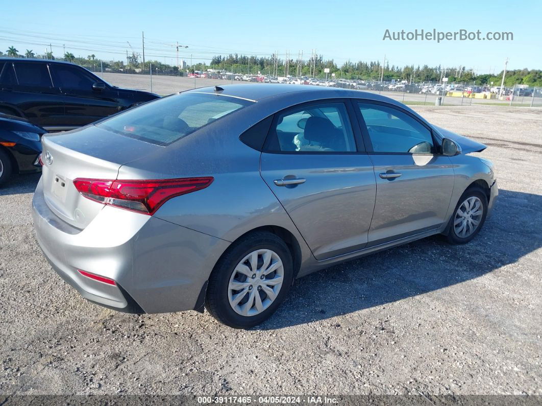 2021 Hyundai Accent Se Серый vin: 3KPC24A66ME141282