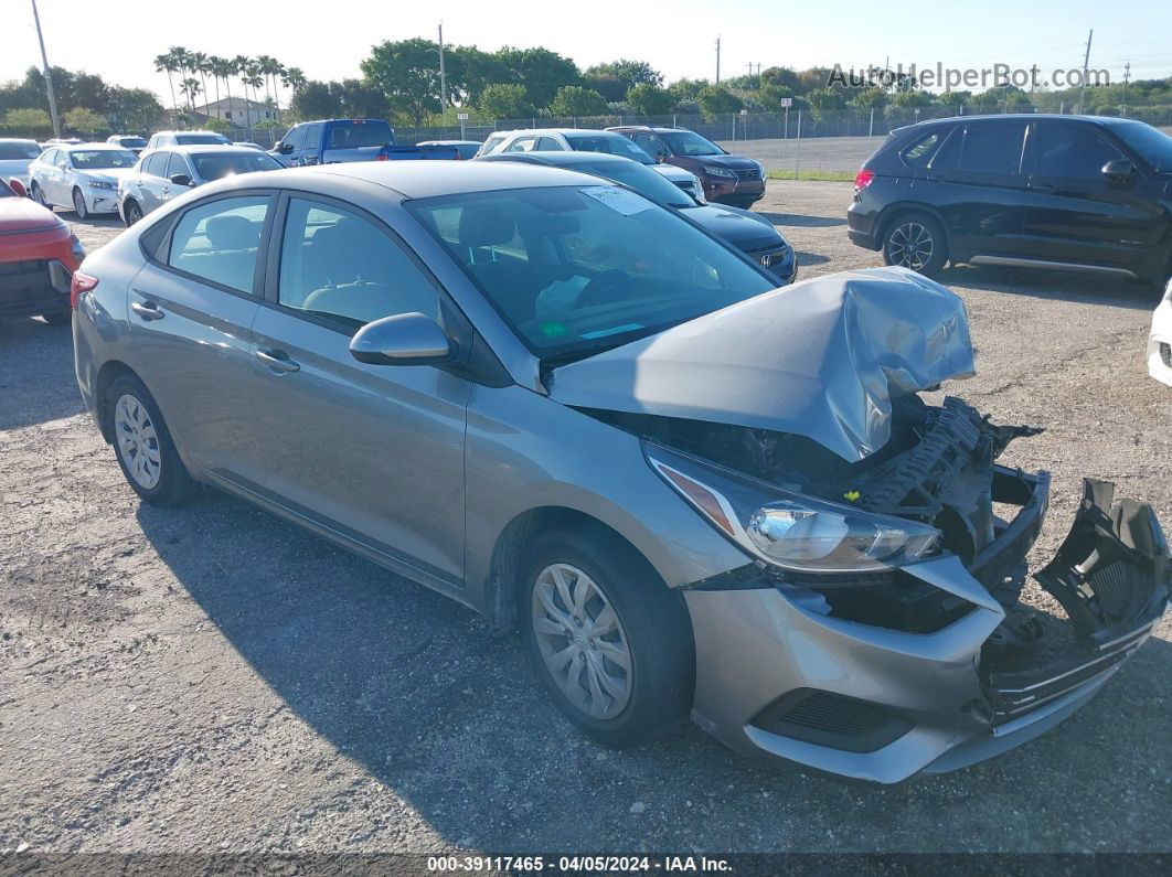 2021 Hyundai Accent Se Gray vin: 3KPC24A66ME141282