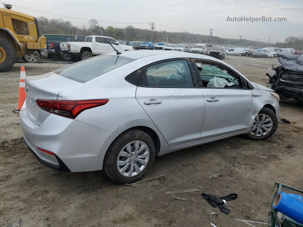 2021 Hyundai Accent Se Gray vin: 3KPC24A66ME144926