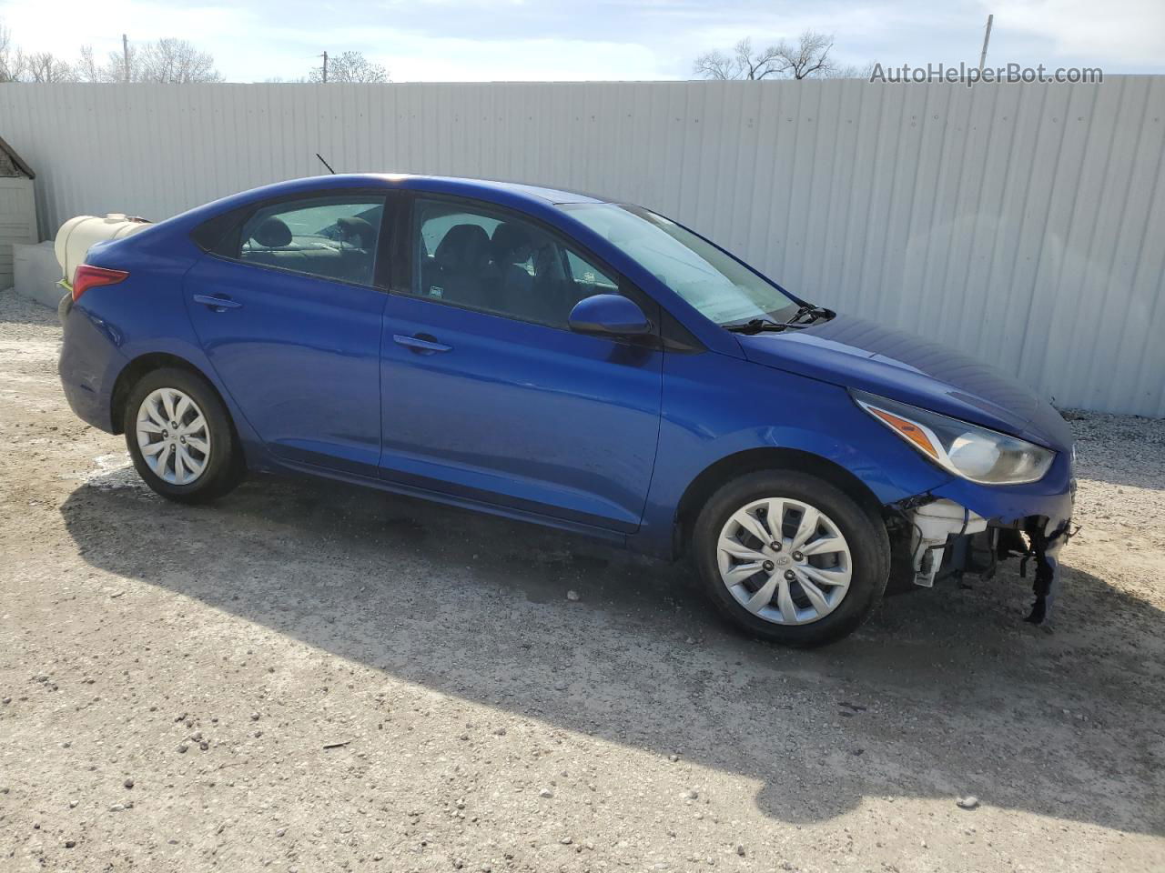 2021 Hyundai Accent Se Blue vin: 3KPC24A66ME147633