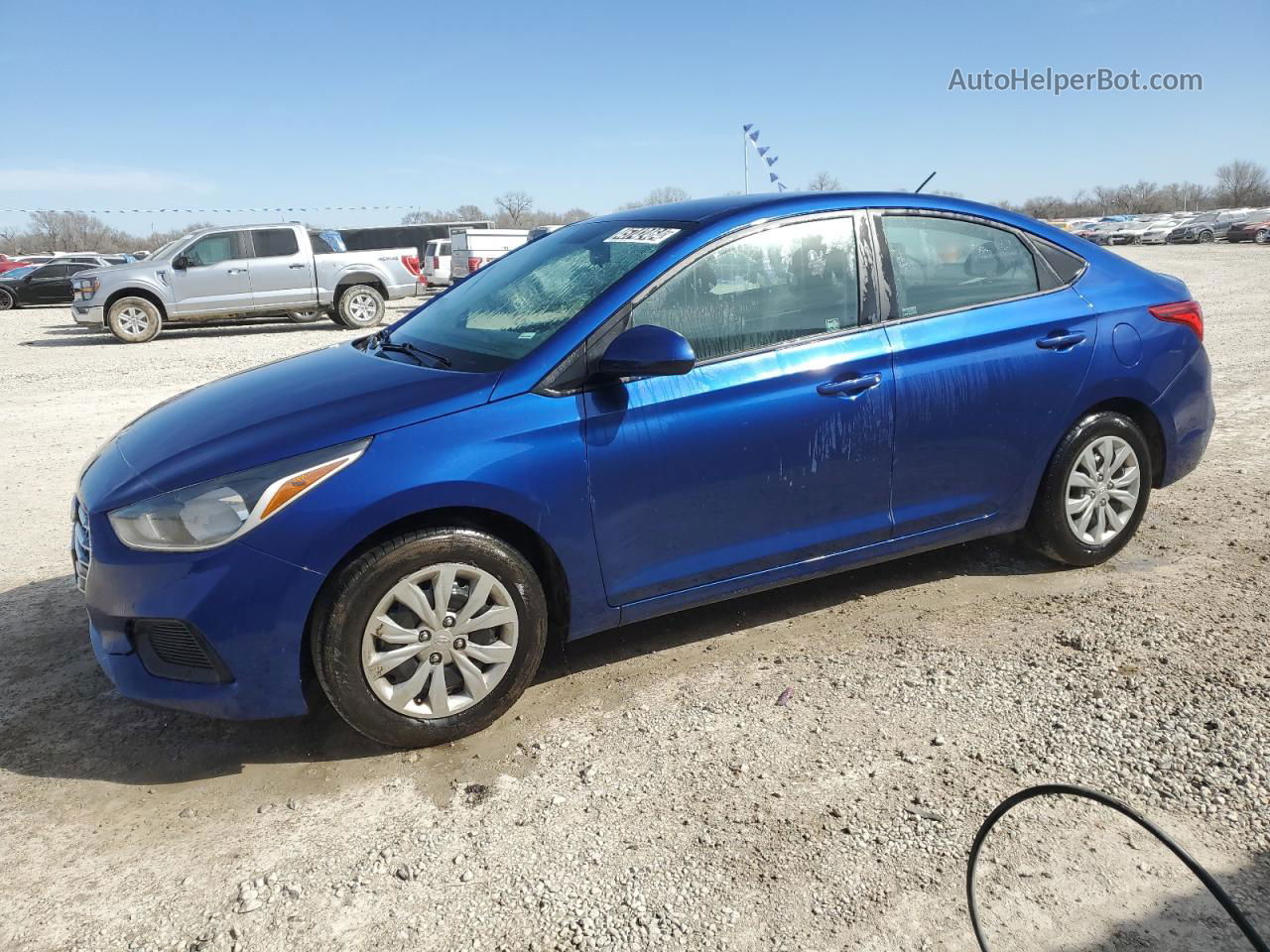 2021 Hyundai Accent Se Blue vin: 3KPC24A66ME147633