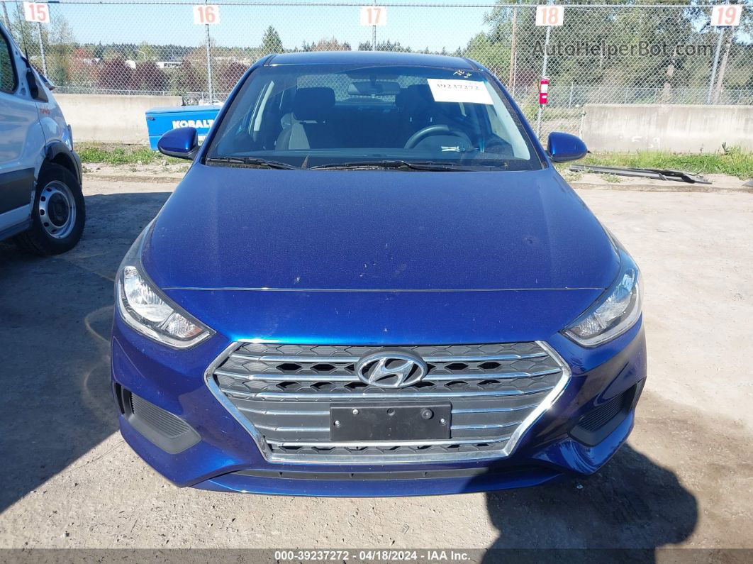 2021 Hyundai Accent Se Синий vin: 3KPC24A66ME149284