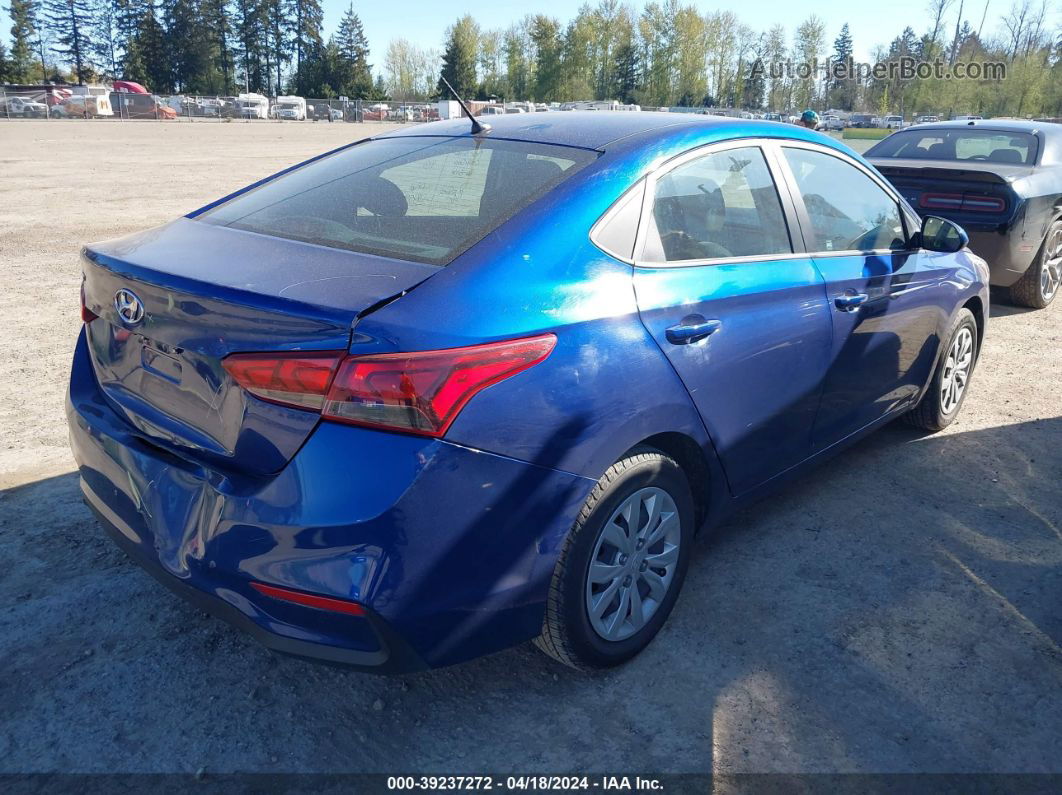 2021 Hyundai Accent Se Blue vin: 3KPC24A66ME149284