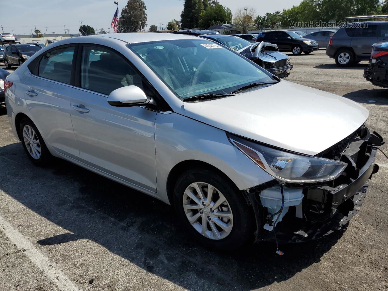 2021 Hyundai Accent Se Silver vin: 3KPC24A66ME152010