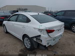 2021 Hyundai Accent Se White vin: 3KPC24A67ME128539