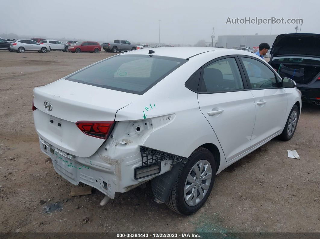 2021 Hyundai Accent Se White vin: 3KPC24A67ME128539