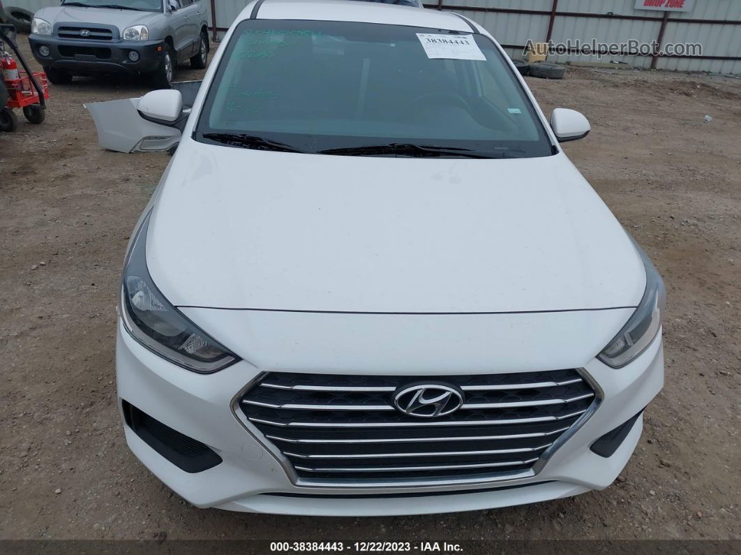 2021 Hyundai Accent Se White vin: 3KPC24A67ME128539