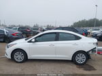 2021 Hyundai Accent Se White vin: 3KPC24A67ME128539