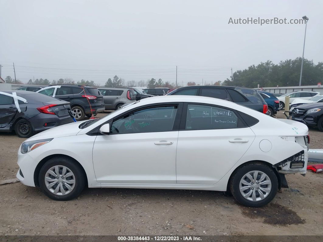 2021 Hyundai Accent Se White vin: 3KPC24A67ME128539