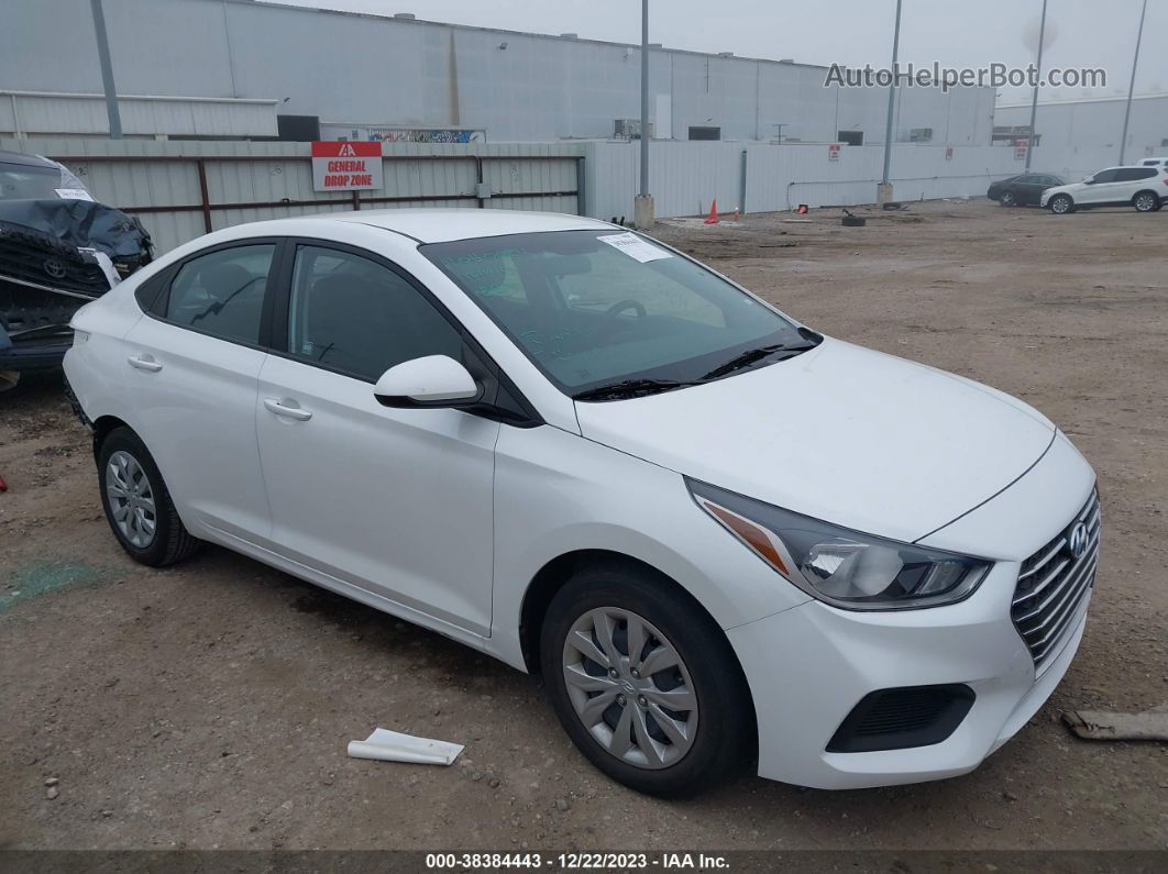 2021 Hyundai Accent Se White vin: 3KPC24A67ME128539