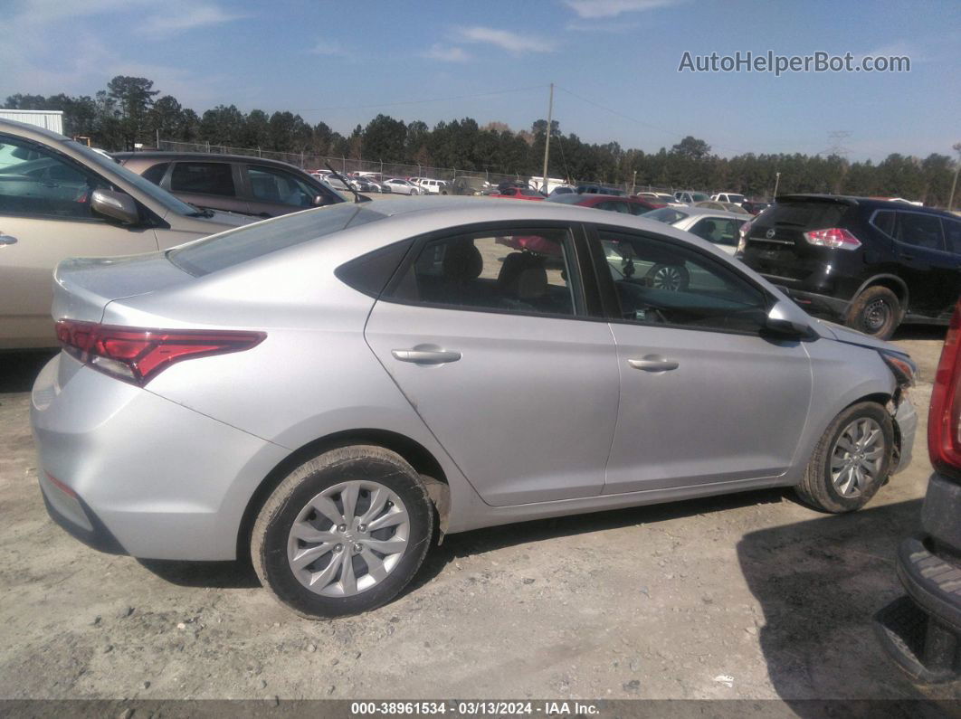 2021 Hyundai Accent Se Silver vin: 3KPC24A67ME130002