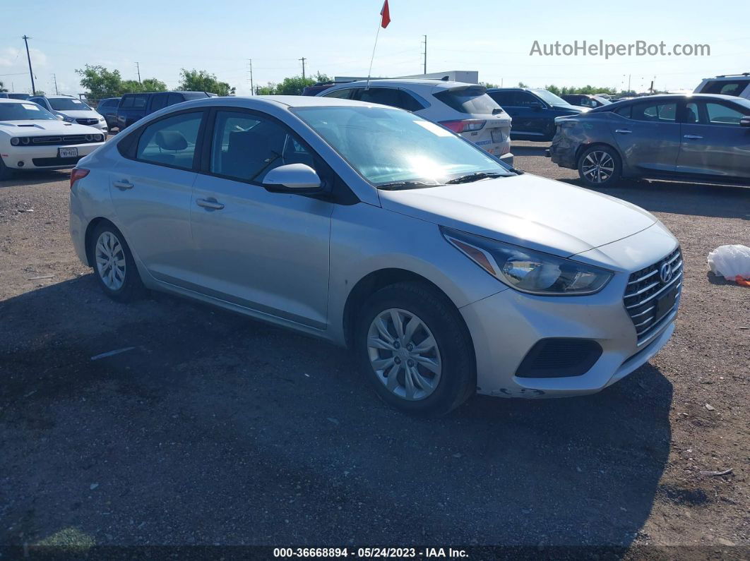 2021 Hyundai Accent Se Silver vin: 3KPC24A67ME131750