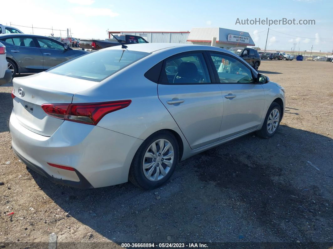 2021 Hyundai Accent Se Silver vin: 3KPC24A67ME131750