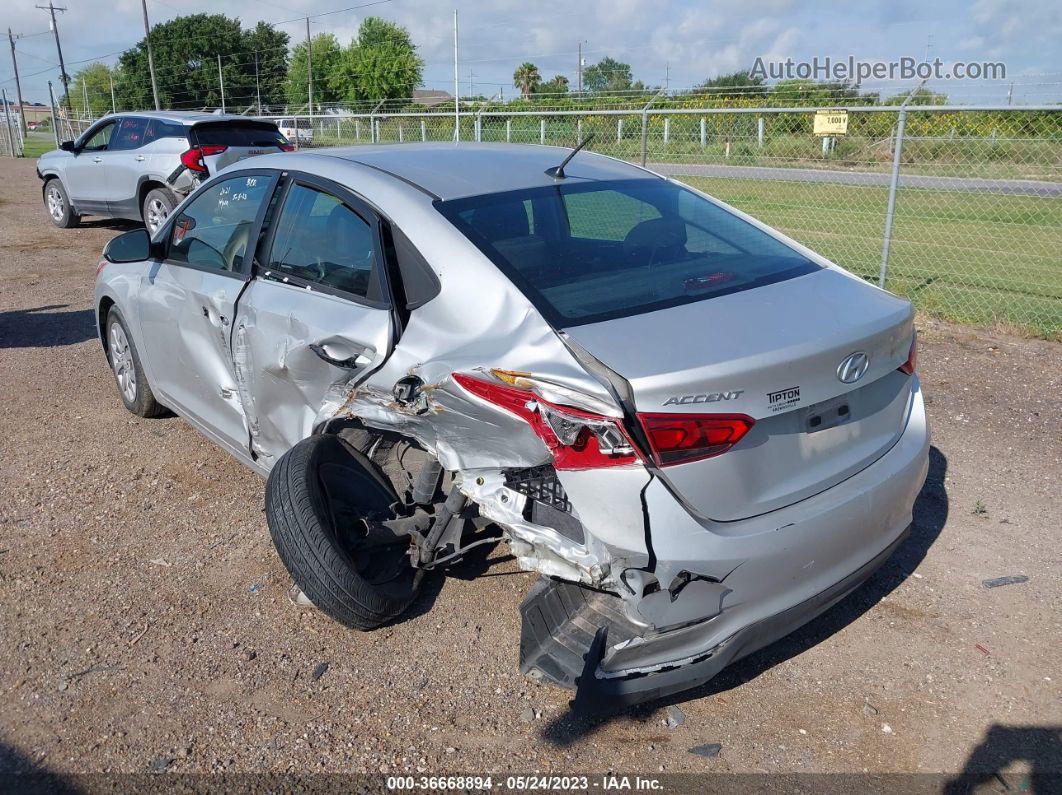 2021 Hyundai Accent Se Silver vin: 3KPC24A67ME131750