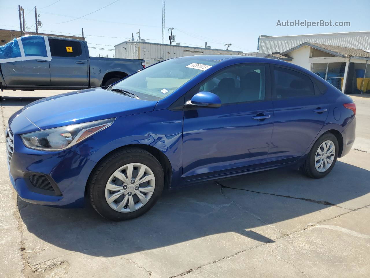 2021 Hyundai Accent Se Blue vin: 3KPC24A67ME132381