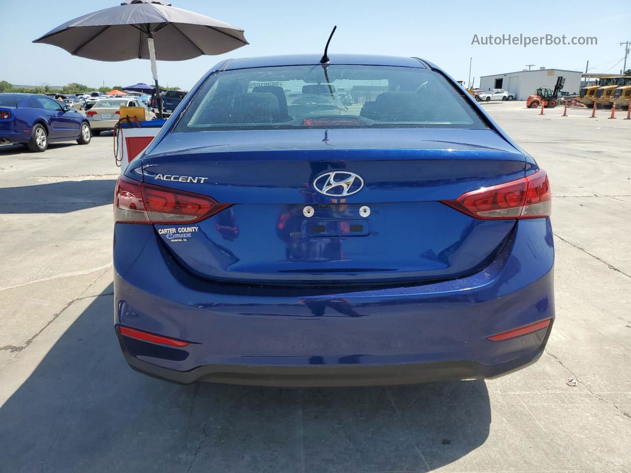 2021 Hyundai Accent Se Blue vin: 3KPC24A67ME132381