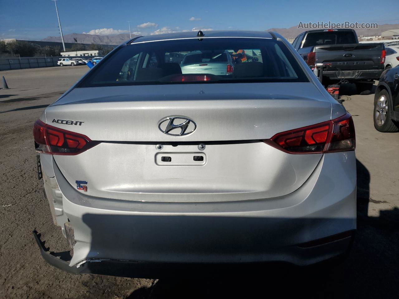 2021 Hyundai Accent Se Silver vin: 3KPC24A67ME139332