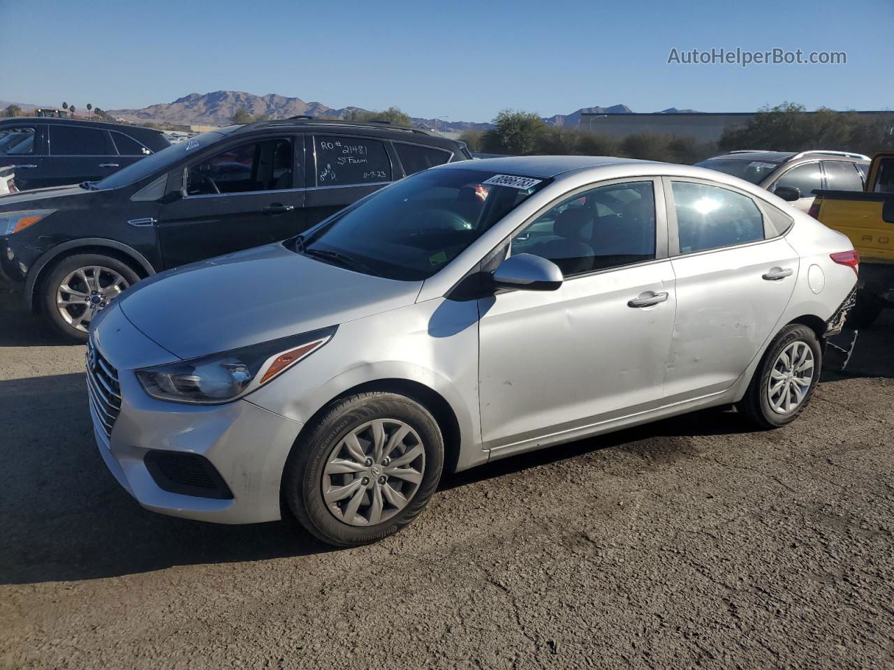 2021 Hyundai Accent Se Silver vin: 3KPC24A67ME139332