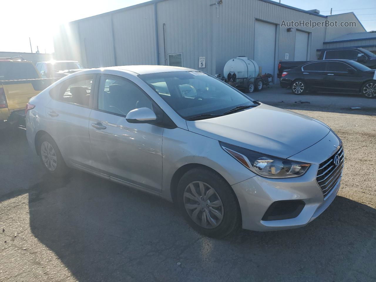 2021 Hyundai Accent Se Silver vin: 3KPC24A67ME139332