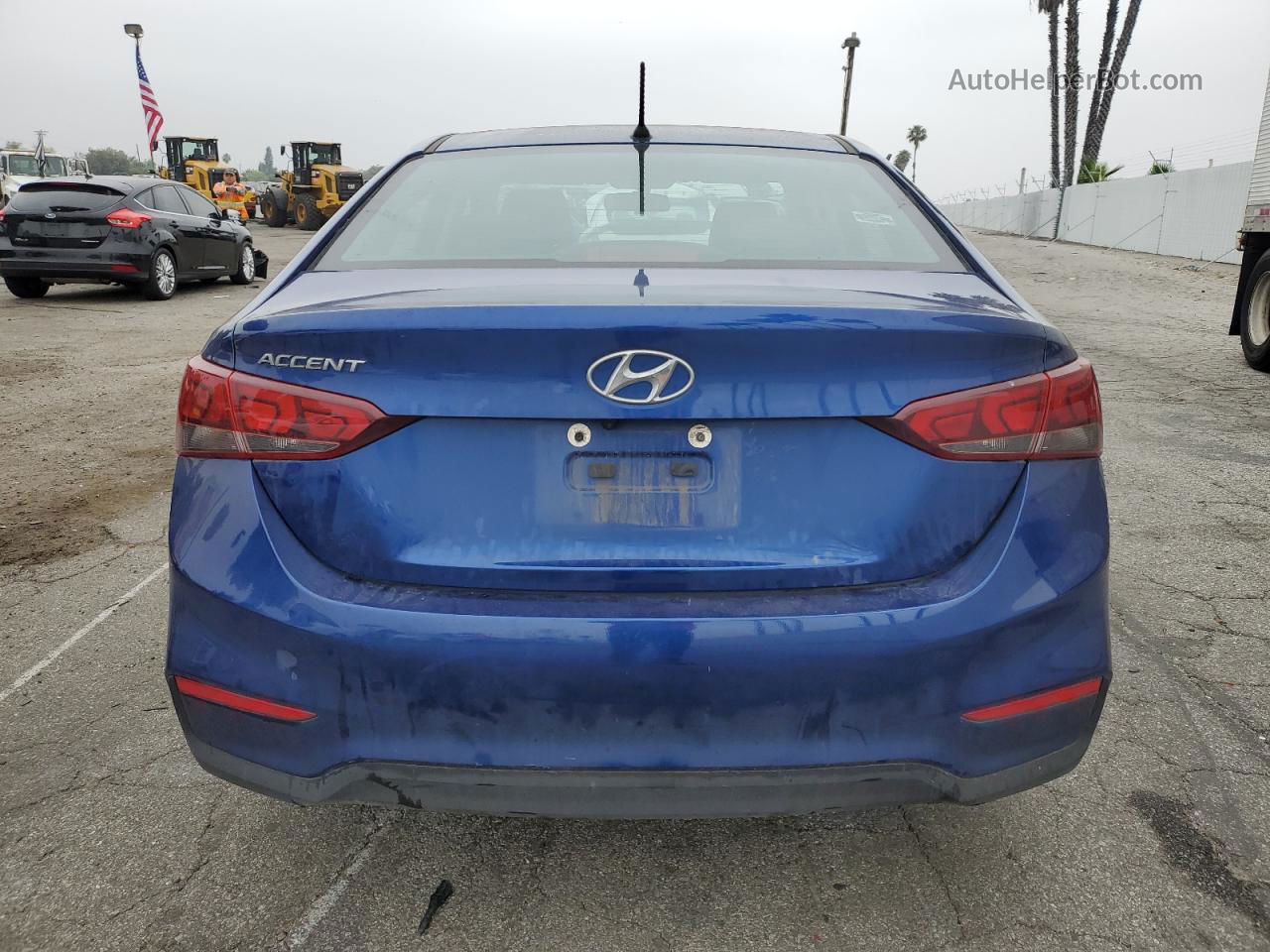 2021 Hyundai Accent Se Blue vin: 3KPC24A67ME141257